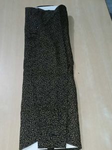 Elegant Black & Gold Palazzo Pants