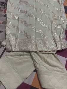 Elegant Kurta Set with Palazzo Pants