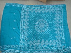 Chikankari hand Embroidered Saree