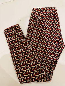 Printed Slim Fit Trousers
