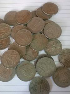 Vintage Indian Rupee Coins