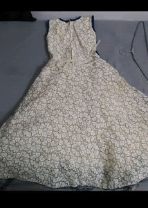 Off White Long Frock