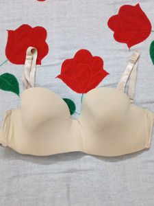 Strapless Beige Bra