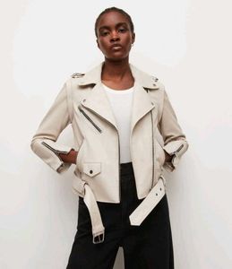 Zara Faux Leather Biker Jacket