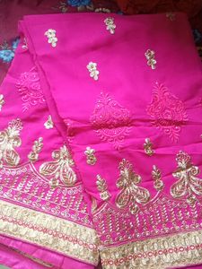 Totally New Unused  Saree. Rani Pink Colour