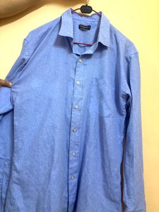 Men's Blue Long Sleeve Shirt