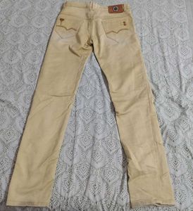 Stylish Beige Corduroy Pants