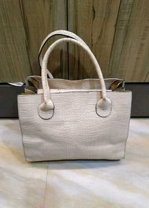 Chic Crocodile Embossed Tote Bag