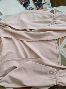 Pink Flowy Midi Dress