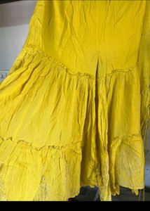 Yellow Sharara Set