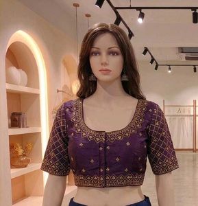 Deep Purple Heavy work Blouse