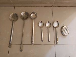 Set of Seven Kitchen Utensils