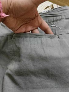 Grey Casual Shorts