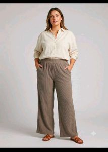 Comfortable Wide-Leg Pants plus size