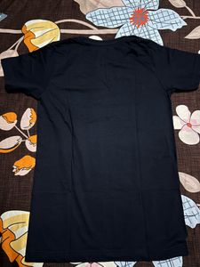 Women's Casual Navy Blue Graphic Printed Size (S)
