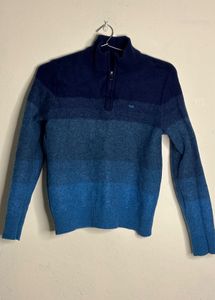 Men's Ombre Half-Zip Sweater