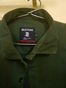 Mustang Olive Green Shirt