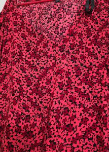 Red High Low Gown From Westside