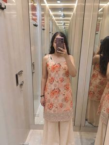 Beautiful Floral Print Kurta Set