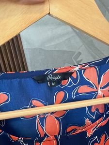Navy Floral Print Dress/Tunic