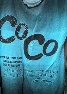 Stylish Blue Graphic Tee