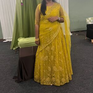 Beautiful Yellow Lehenga Choli/Haldi w