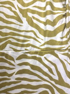 Zebra Print Sleeveless Wrap Dress