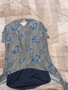 Women's XXL Top,Floral Print