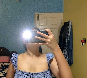 Blue Crop Top - New