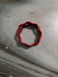 Red &amp; Gold Bangle Set