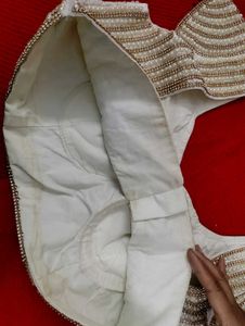 Designer Beaded White Blouse