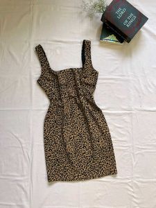 Leopard Print Mini Dress