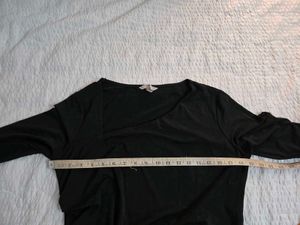 H&amp;M Black Long Sleeve Bodysuit bust 38~40