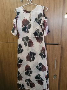 Floral Print Dress with Shrug