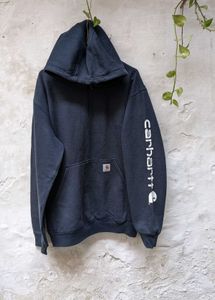 Carhartt Full Sleeve Navy Blue Hoodie