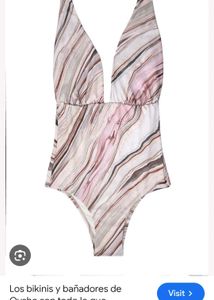 Stylish Patterned One-Piece Swimsuit