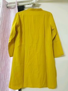 Mustard Cotton Kurta