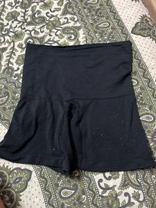 Black High-Waisted Shapewear Shorts