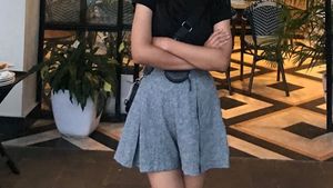 Stylish Pleated Skort