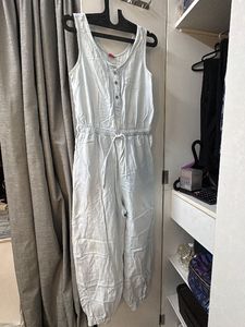 Light Blue Denim Jumpsuit