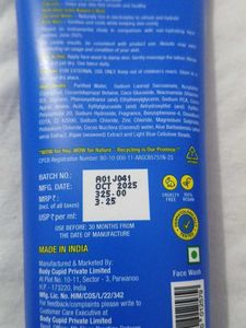 WOW Hydrocharge Electrolyte Face Wash