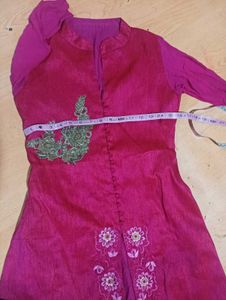 Girls Pink Kurta only