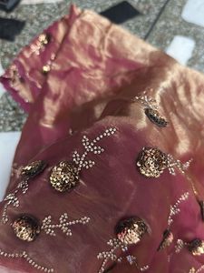 Designer Embroidered Silk Saree
