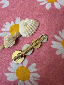 Boho Shell Hair Clips