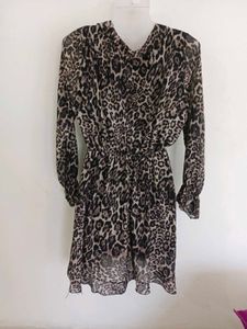 Leopard Print Mini Dress