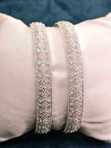 pure silver bangles