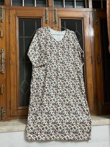 Floral Print Kurta