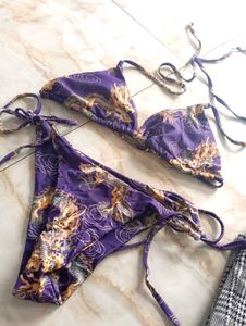 🎀BUY '1' GET '1' FREE Stylish Purple &amp; Gold Bikin