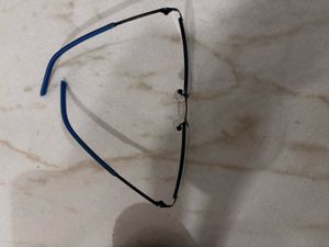 Stylish Blue Rim Eyeglasses with Case