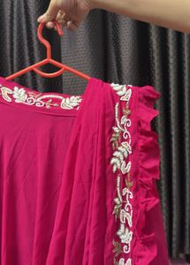 Embroidered Pink Blouse